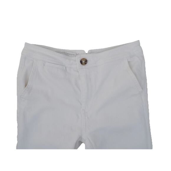 Anthropologie Pilcro and the Letterpress white high rise bootcut jeans size 27 - Picture 2 of 8